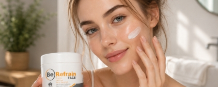 Be Refrain Face | Crema Lenitiva per Pelli Sensibili da 500ml